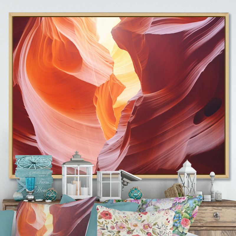 Canyon Antelope Harmony II, H 34 po x l 44 po x P 1,5 po, Cadre naturel flottant