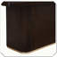 Table de salle à manger rectangulaire brun foncé robuste, durable et pratique-1570505238