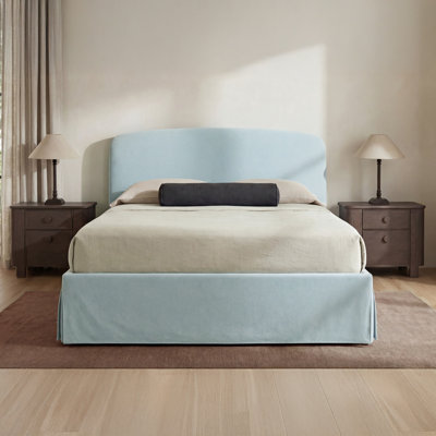 Zeeba Upholstered Platform Storage Bed