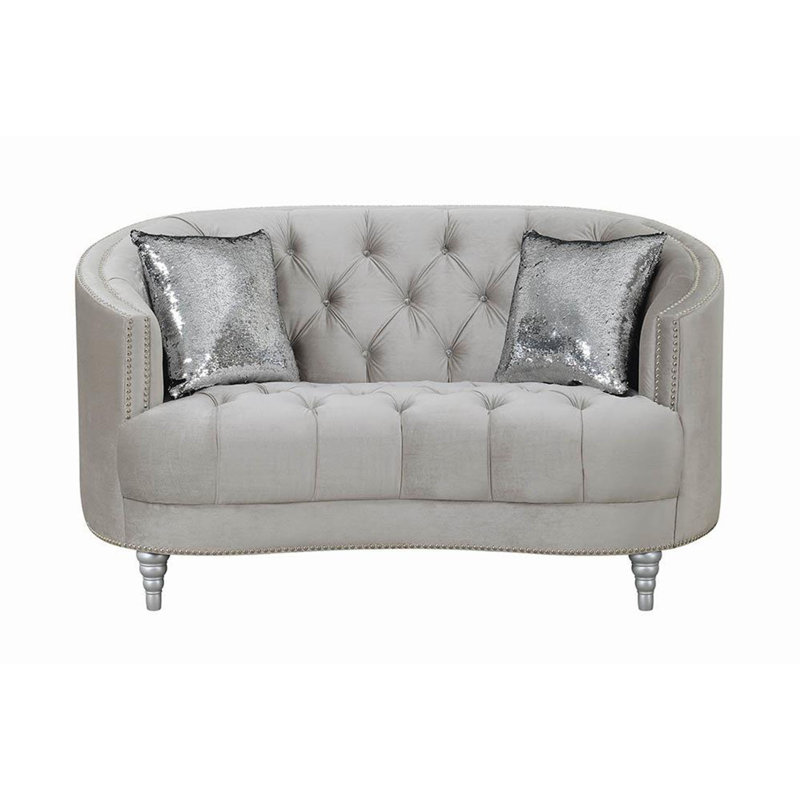 Maynor 63'' Velvet Loveseat