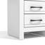 Limestone Manufactured Wood Bedside Table-567613609