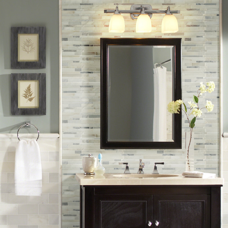 Greecian  12" X 12" Marble Mosaic Tile in Polished