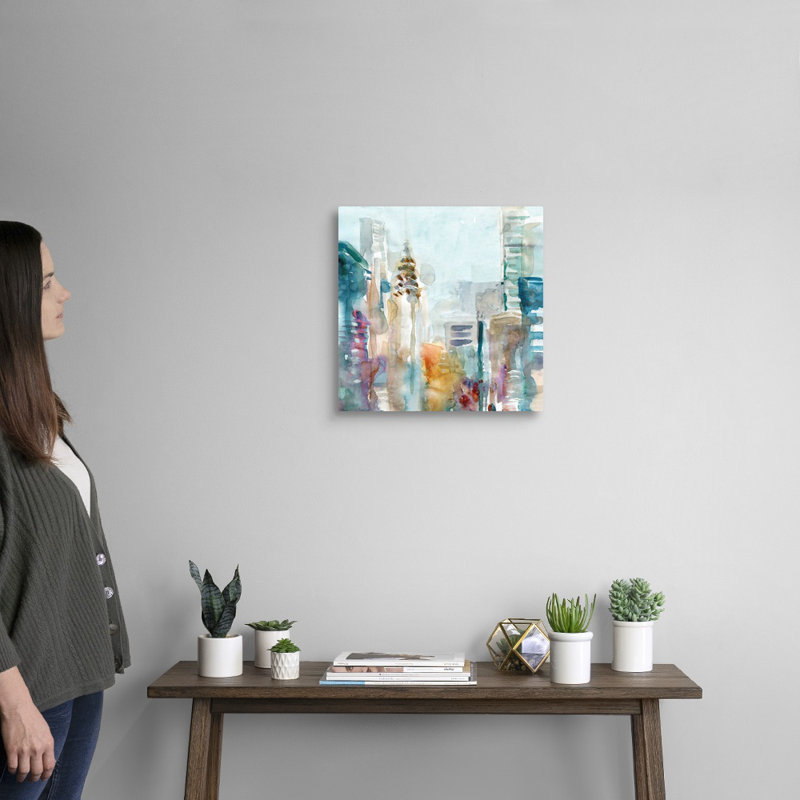 Spectrum NYC - Peinture sur toile, Toile tendue, H 16 po x l 16 po x P 1,25 po