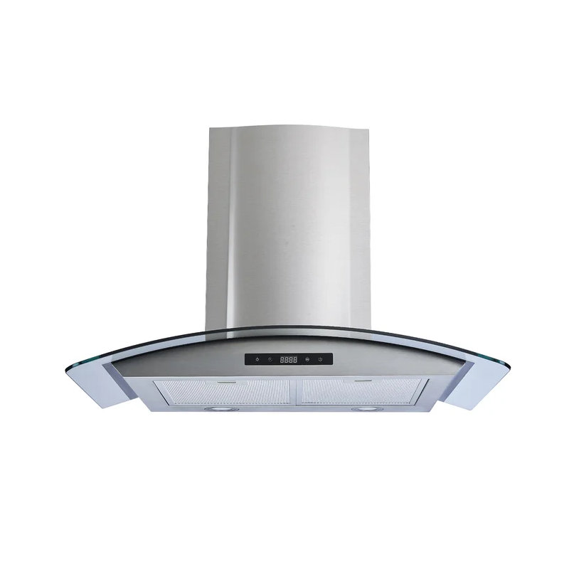 Hotte murale convertible 36 pouces 600 CFM en acier inoxydable