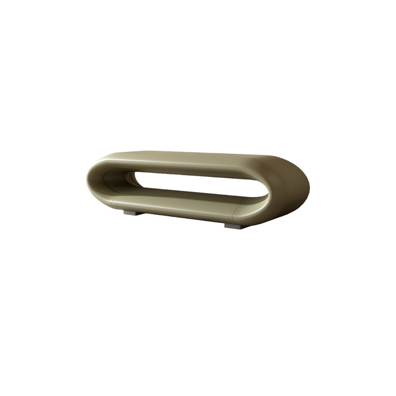 Banc de rangement rembourré Mino, Vert