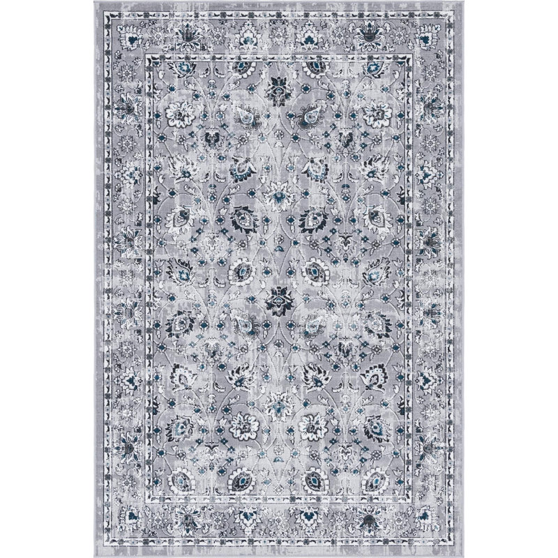 Clevinger Floral Indoor Rug, Rectangle 5'3" x 8'