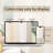 Farmhouse Linen Blend Stripe Semi-Sheer Grommets Curtain Pair-118308998-118308993