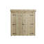 Shiplap Pent Wooden Shed-120880571