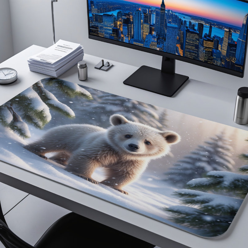 Polyester Desk Pad, 23.6x13.8
