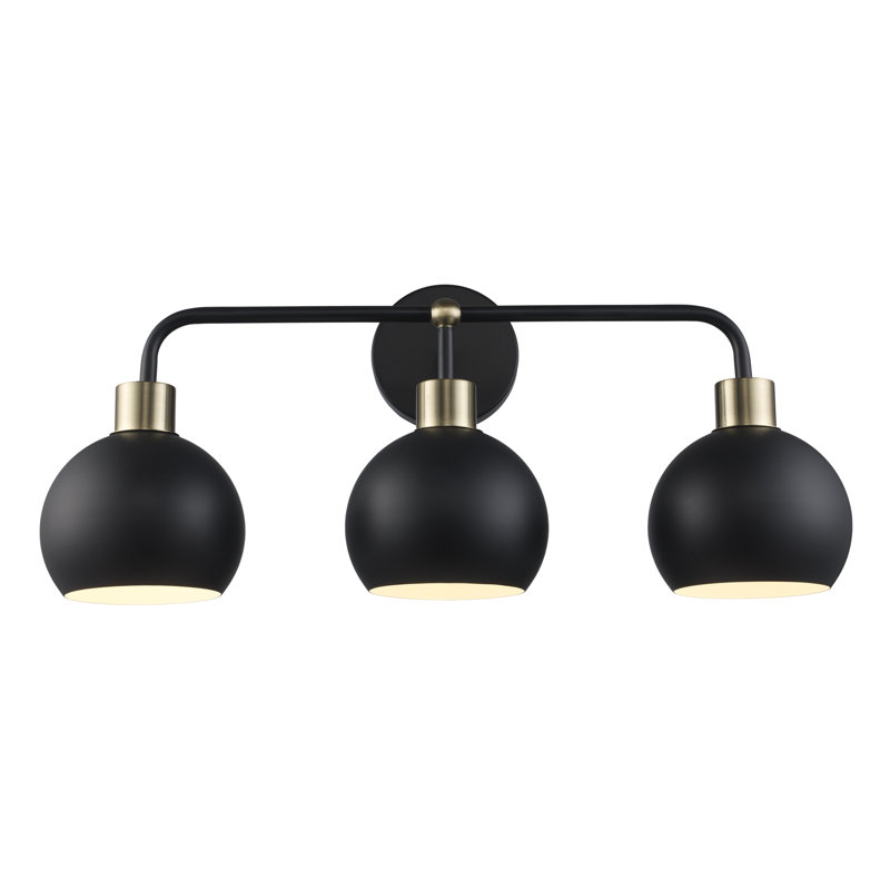 Éclairage pour meuble-lavabo à intensité variable Pupo, Noir, 3