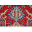 Tapis rouge à motif oriental Kazak