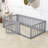 Hajer Wood Platform Bed with Fence and Door-171682153-171682156