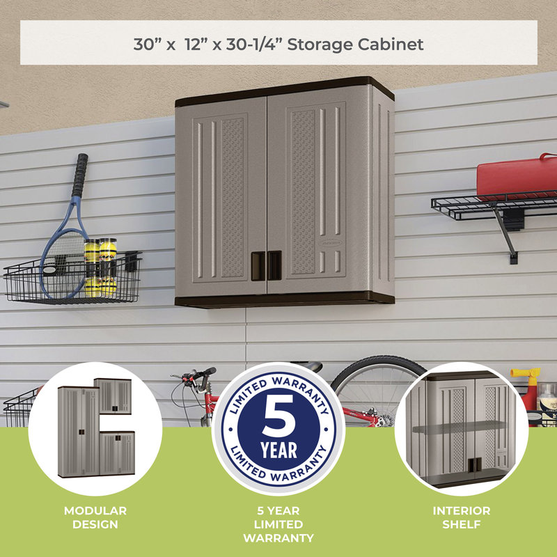Suncast Haven Wall Storage Cabinet