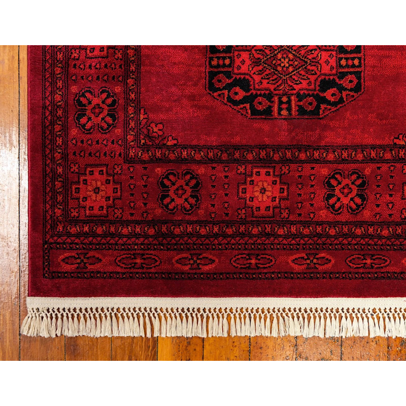 Tapis oriental rouge Amro, Rectangle 9 pi x 12 pi