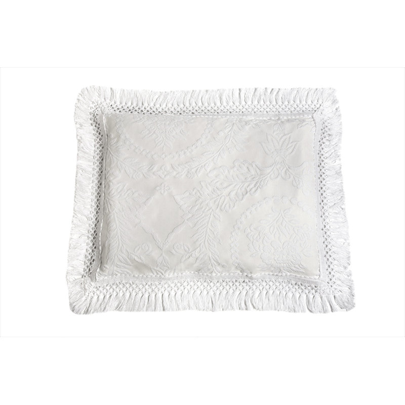 Cotton Blend No Damask Sham Set, White, Standard/Twin