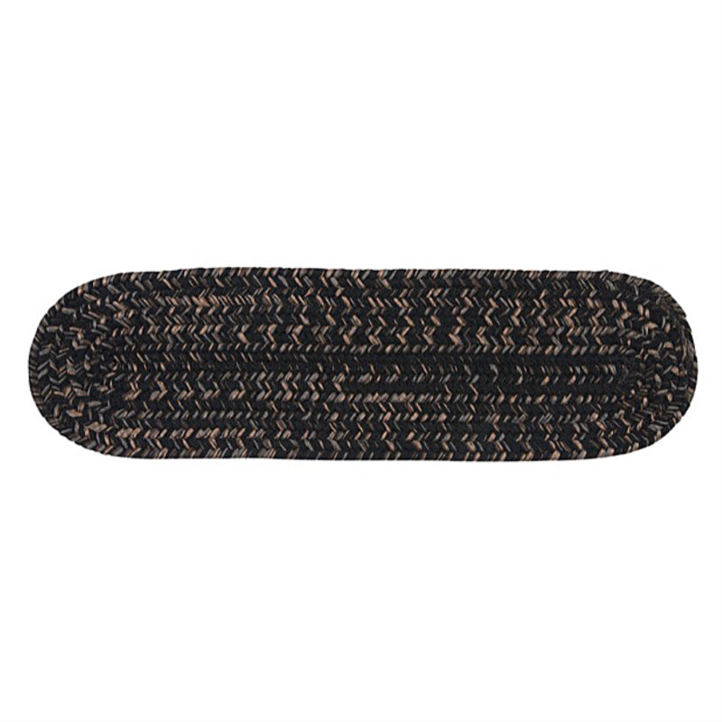 Tapis d'escalier Abey - Gris anthracite, Noir