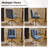24" W Swivel Upholstered PU Office Chair-1377498466