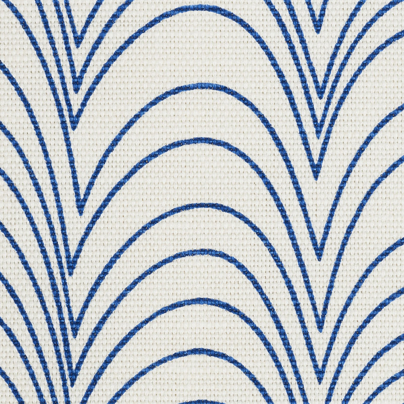 Tissu Schumacher x Studio Bon Richter, Bleu