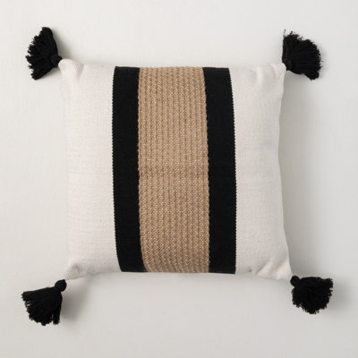Mudgette 100% Cotton Lumbar Pillow Cover & Insert