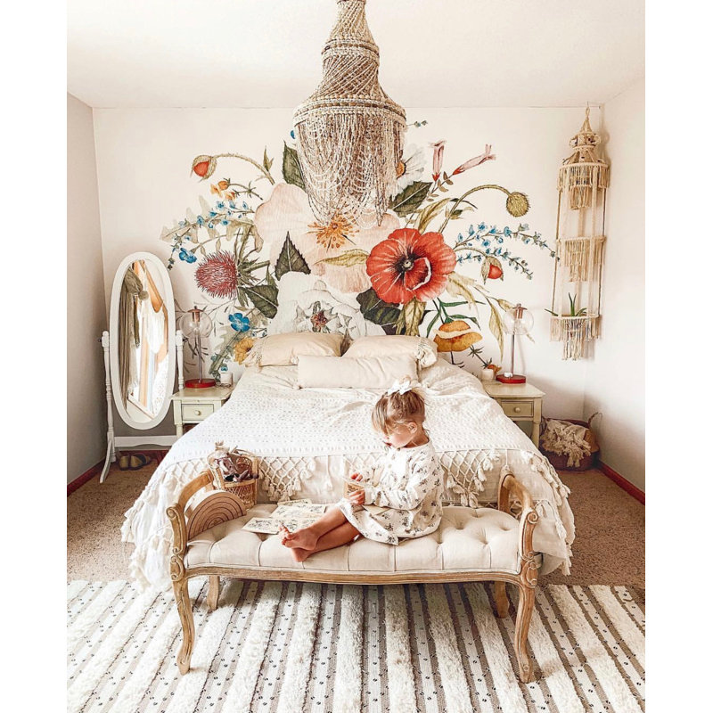 Floral Wallpaper, Pre-Pasted