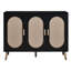 Buffet 3 portes en rotin avec rangement-734177656