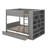 Full Over Full Bunk Bed With Drawers And Cabinet-1647282489