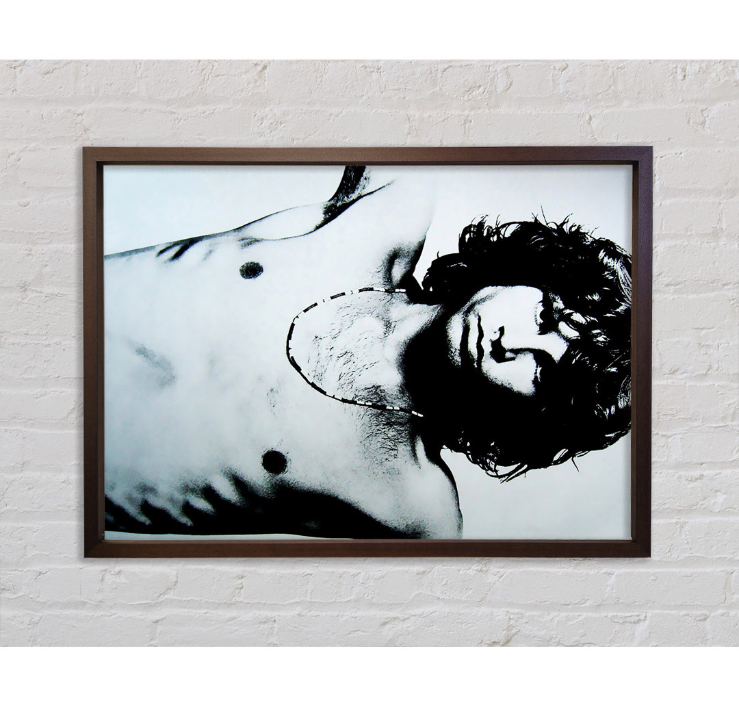 Jim Morrison The Doors - Einzelbildrahmen Kunstdrucke auf Leinwand