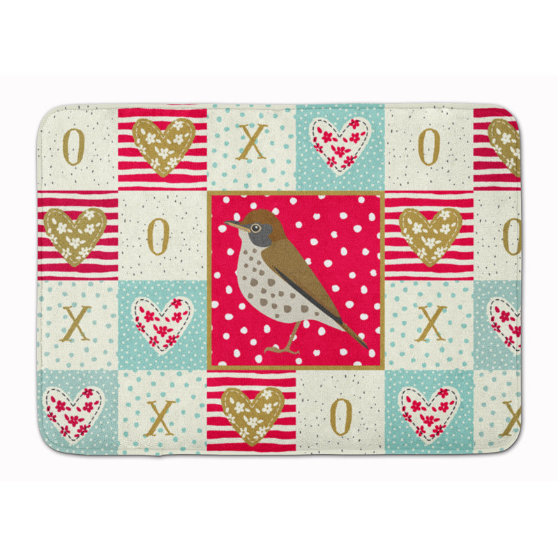 Love Memory Foam Kitchen Mat, Thrush Love Memory