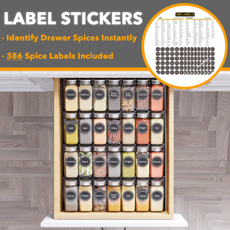 Organize Your Spice Rack (FREE PRINTABLES!!) - MomAdvice