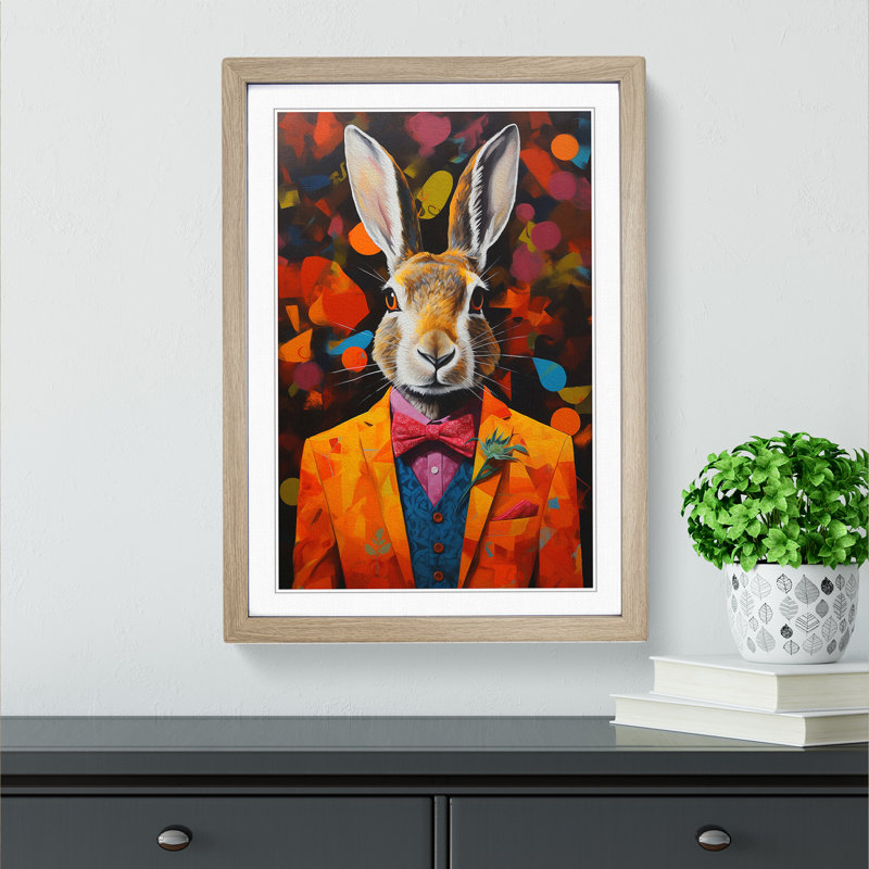 Hare Conceptual - Framed Print
