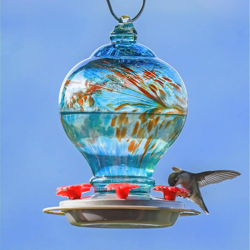 Mangeoire à colibri en verre Noritoshi