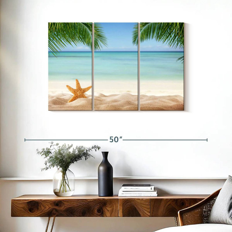 Étoile de mer tropicale Alvord, H 24 po x l 38 po