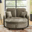 Upholstered 48.5 " Fabric Loveseat-1751613138
