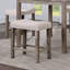 Ensemble de salle à manger 5 pièces Table et 4 tabourets de salle à manger beige