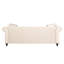 Canapé modulaire 3 pièces beige de 65 po, canapé modulaire réversible spacieux de 65 po de hauteur, paquet de 26 po, facile à manipuler