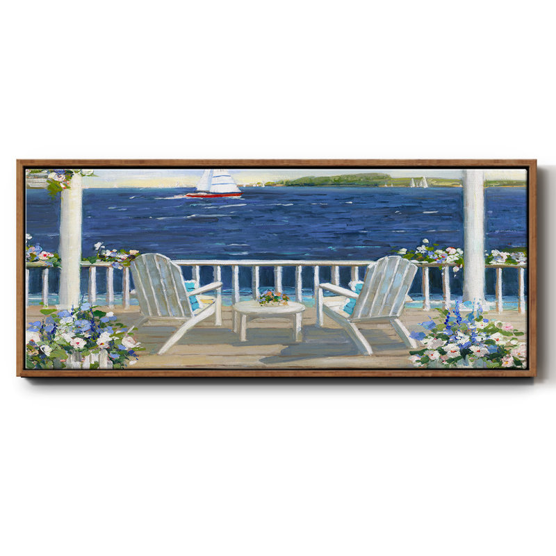 Voile d'été - toile encadrée, H 20 po x l 50 po