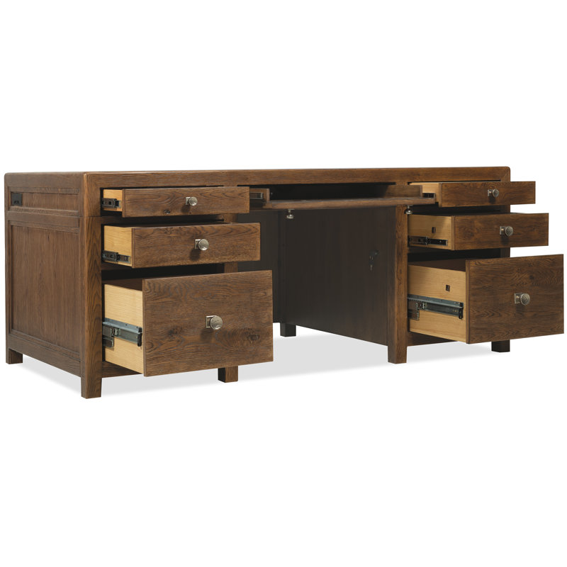 Driftwood Executive Desk, Walnut