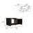 Coffee Table, Lower Open Shelf