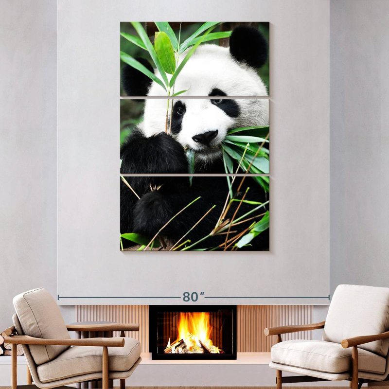 Brampt Giant Panda I, 74" H x 48" W