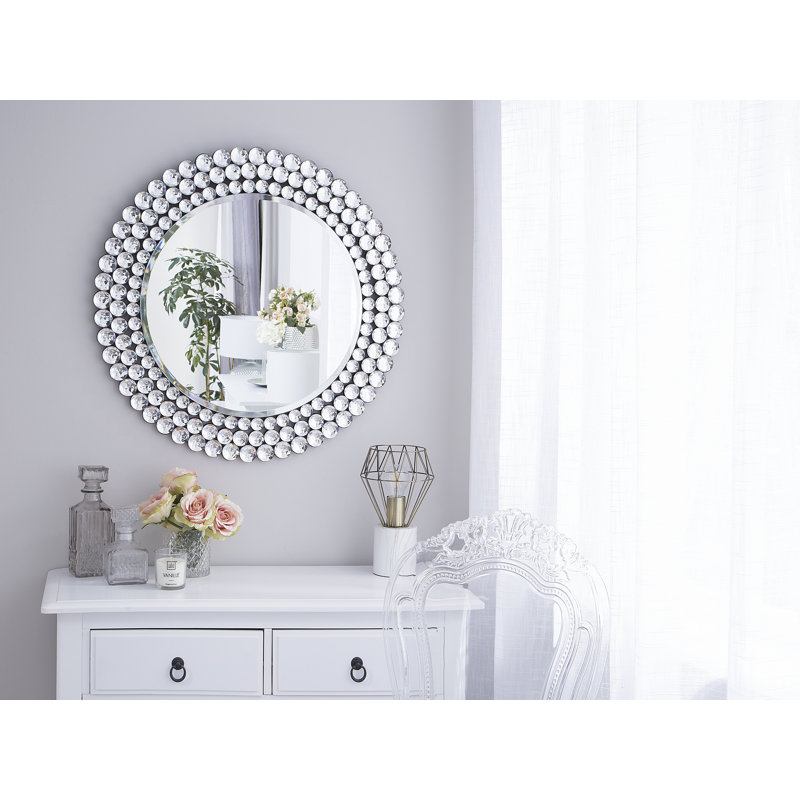 Jaidyn Wood Flat Wall Mirror