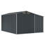 Breban Garden Shed 277 x 365.5 x 179 cm Galvanised Steel-1190502125
