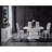 White Dining Table Solid Wood