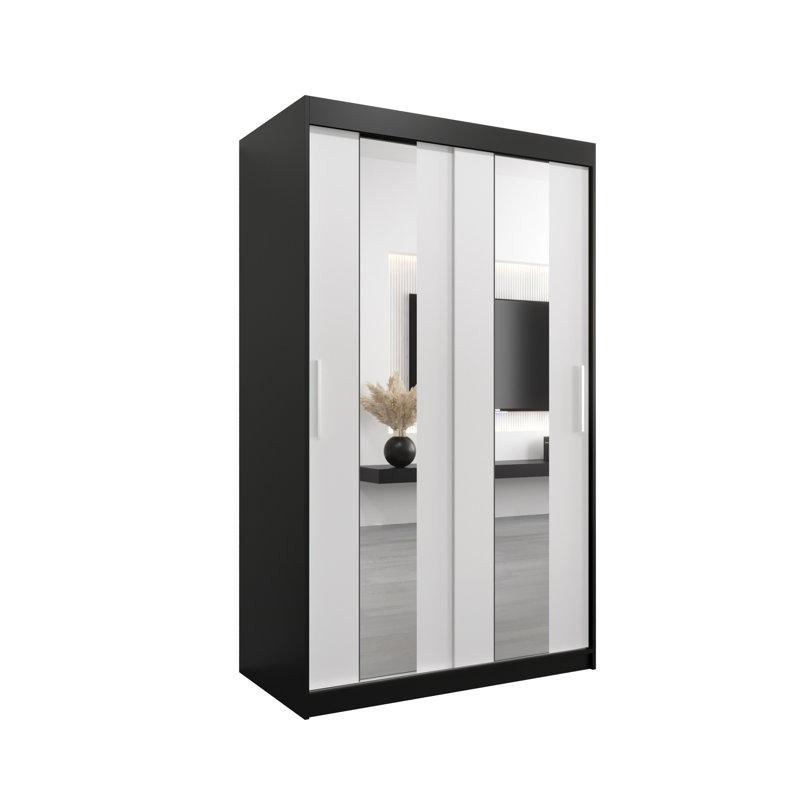 Abbiss 2 Door Manufactured Wood Wardrobe, Artisan, 120cm H x 62cm D