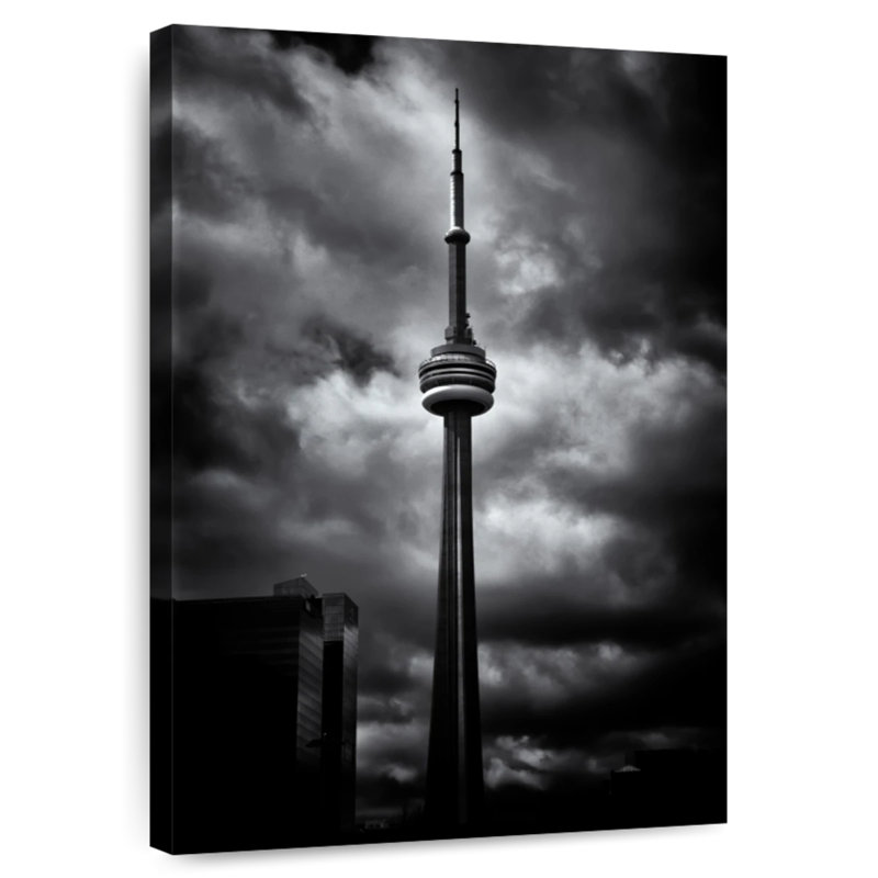 Aime CN Tower No 5, 36" H x 24" W