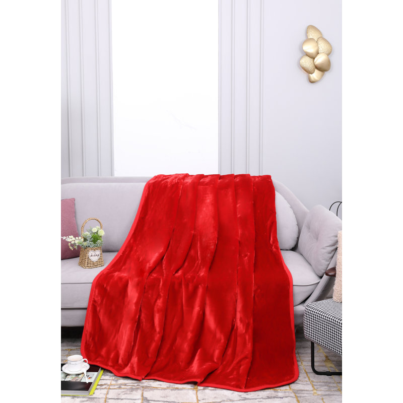 Bernestine Throw Blanket, W150 x L200cm, Red
