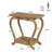 Modern Accent Side Table,2-Tier Coffee Table,End Table