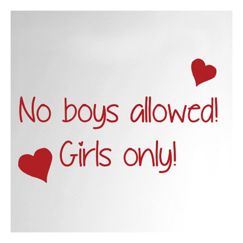 Wall Decal, Dark Red