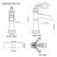 Single-Hole Single-handle Bathroom Faucet with Drain Assembly-45046796