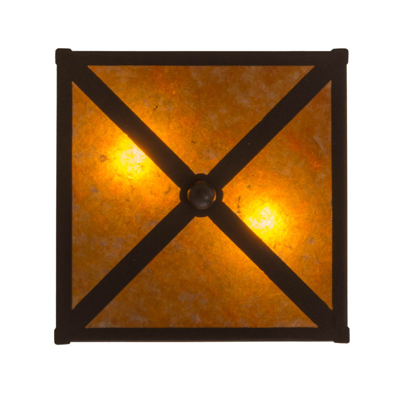 Rustic Lodge 2 - Light Semi Flush Mount