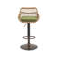 Swivel Upholstered Adjustable Height Counter Stool-1647939910